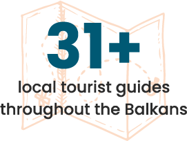 certified local guides across all Balkan countries