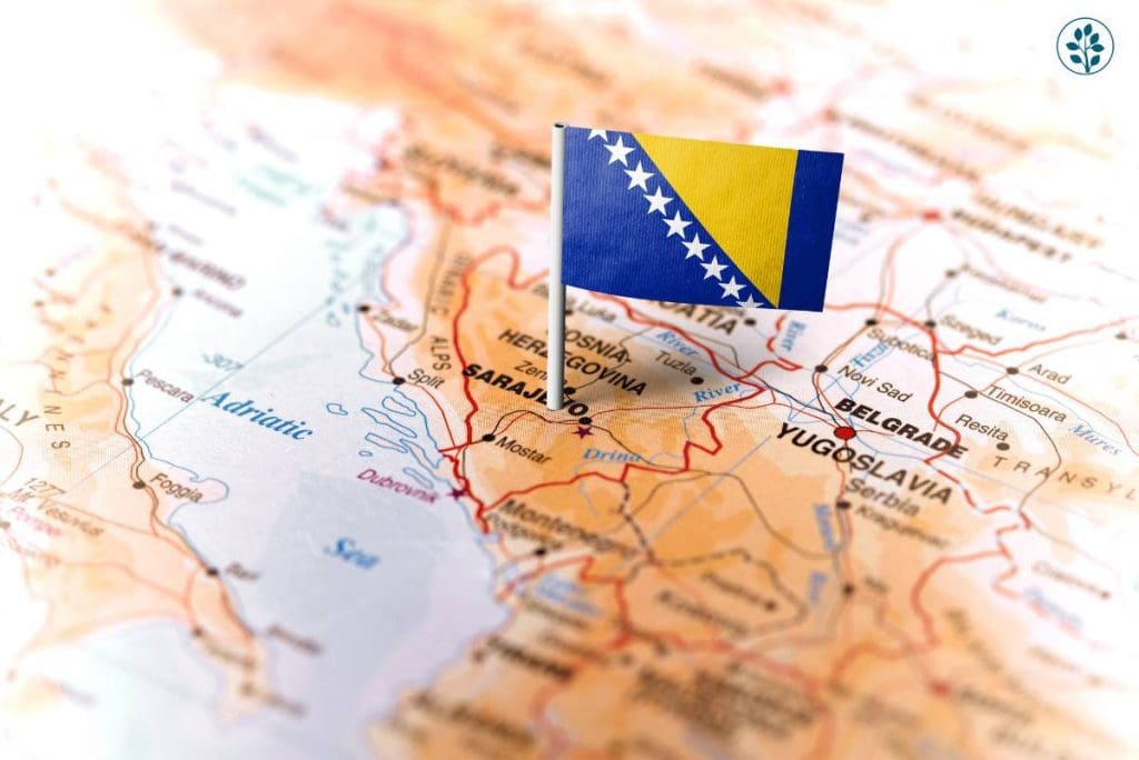Bosnia and Herzegovina - Map
