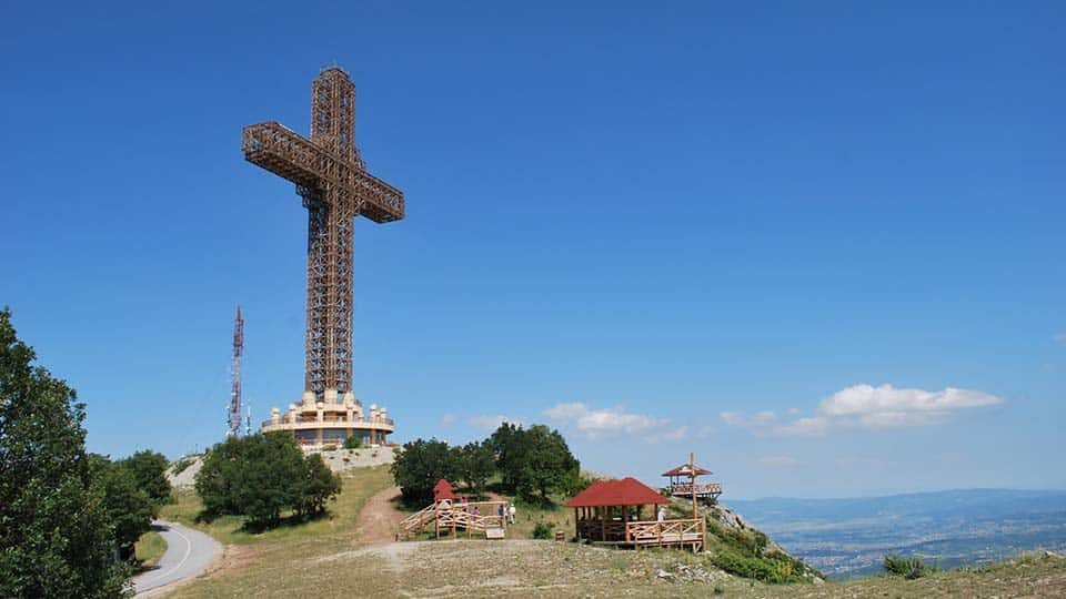 mileniumski cross - Skopje: Walking Tour & Vodno Mountain Expedition