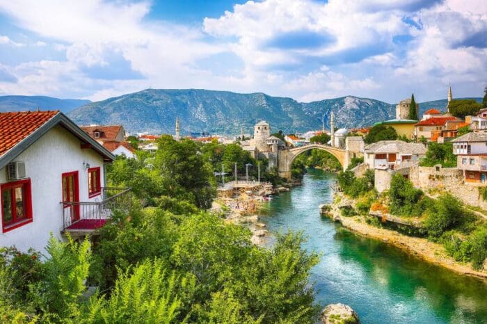 Montenegro Cultural Tours - Historic Mostar bridge and cultural heritage