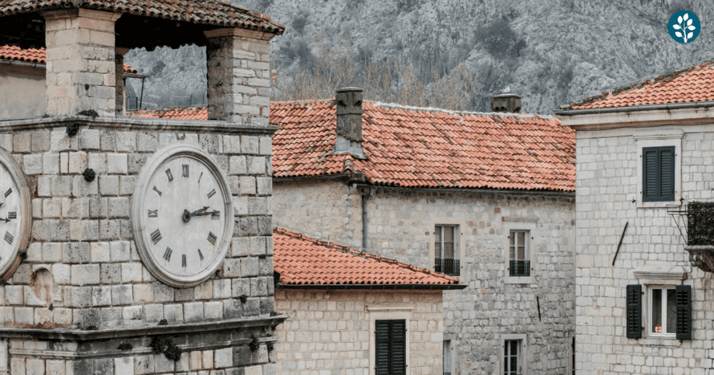 kotor street, balkan trip